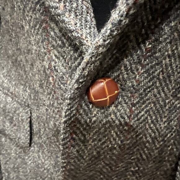 Vintage Men’s Harris Tweed 100% Scottish Wool Made For Hamburger Kennedys - Picture 3 of 16